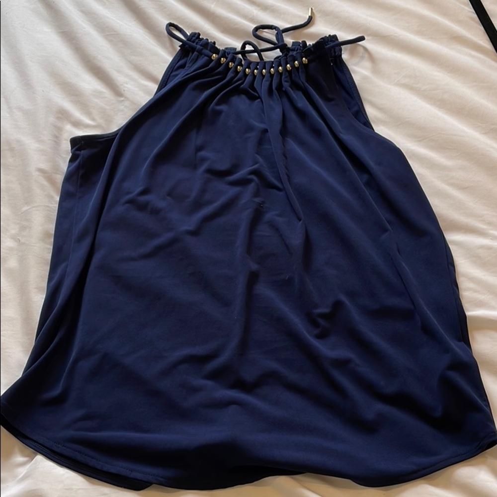 Michael Kors navy blue tank top size M
